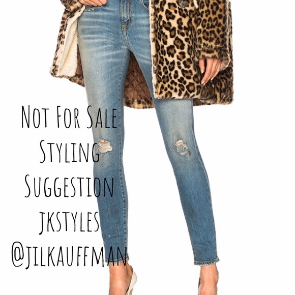 ANIMAL PRINT FAUX FUR COAT🍁 - Picture 4 of 5